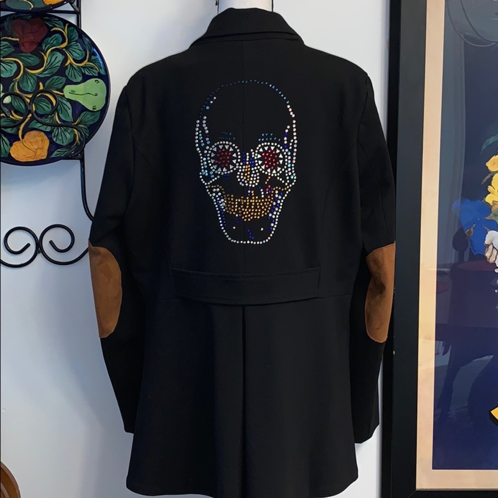 Sheryl Crow Black/w Skull blazer / Riding Jacket